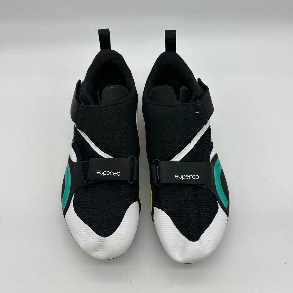 Nike CW2191-083 Mens 11.5 SuperRep Cycle Cleats Black Emerald Cycling Spin Shoes